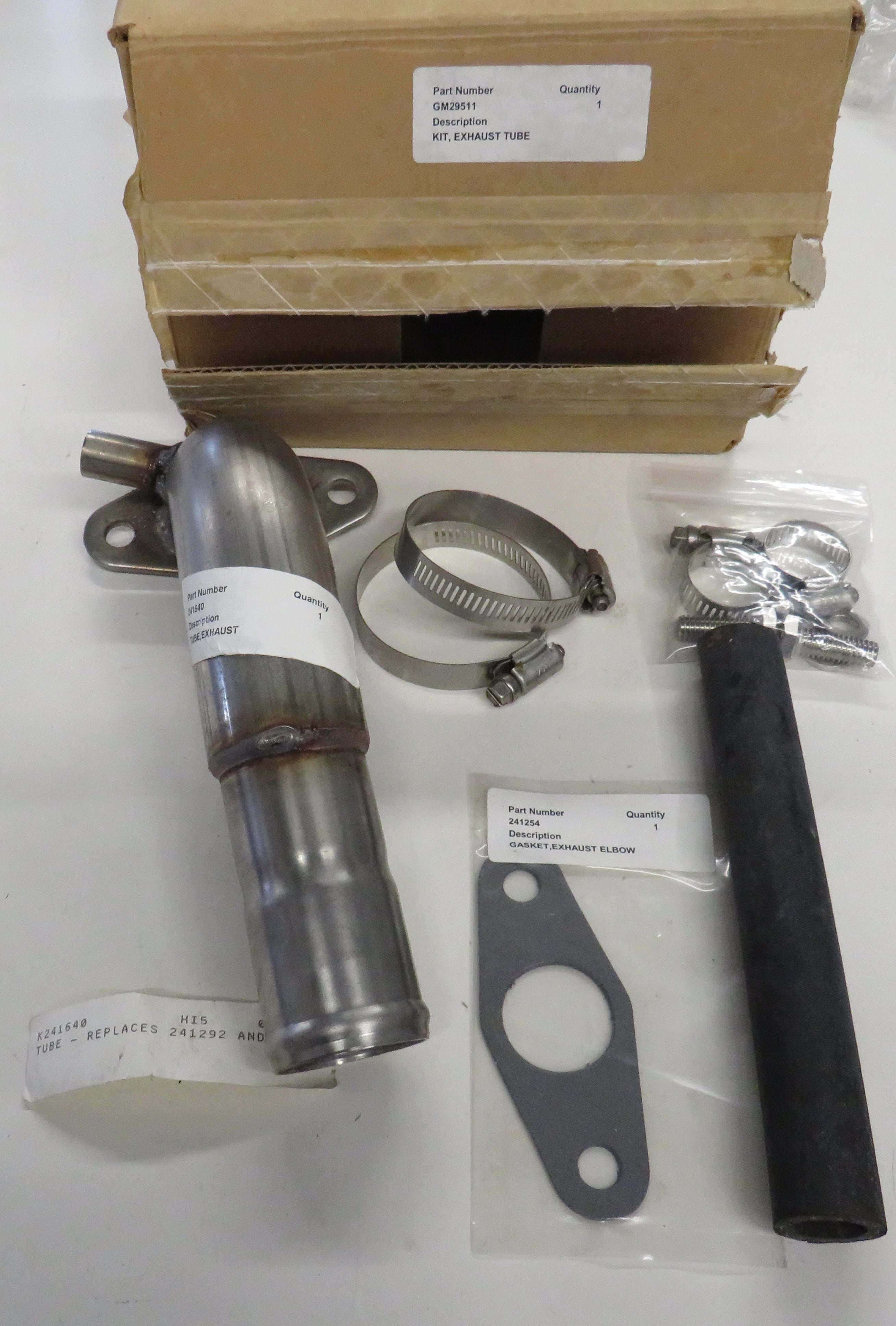 GM29511 Kohler Exhaust Pipe Kit (formerly 241640)