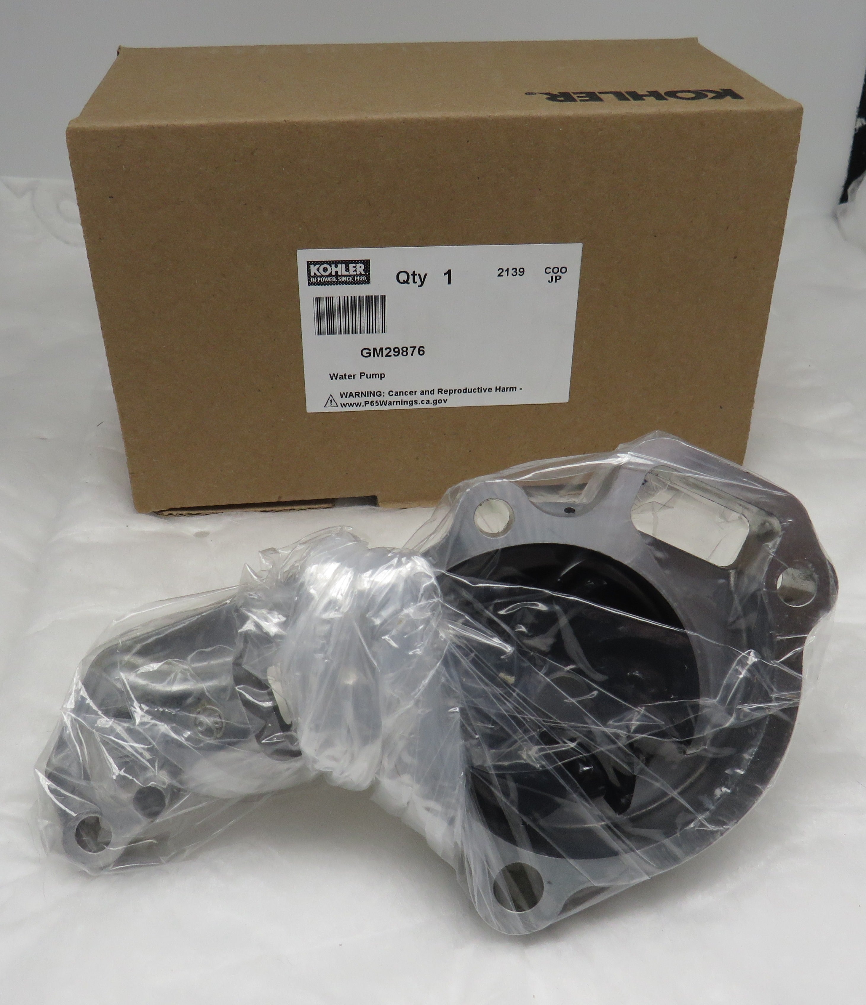 GM29876 Kohler Water Pump (does not come with gaskets if needed also order 359942 & 359943)