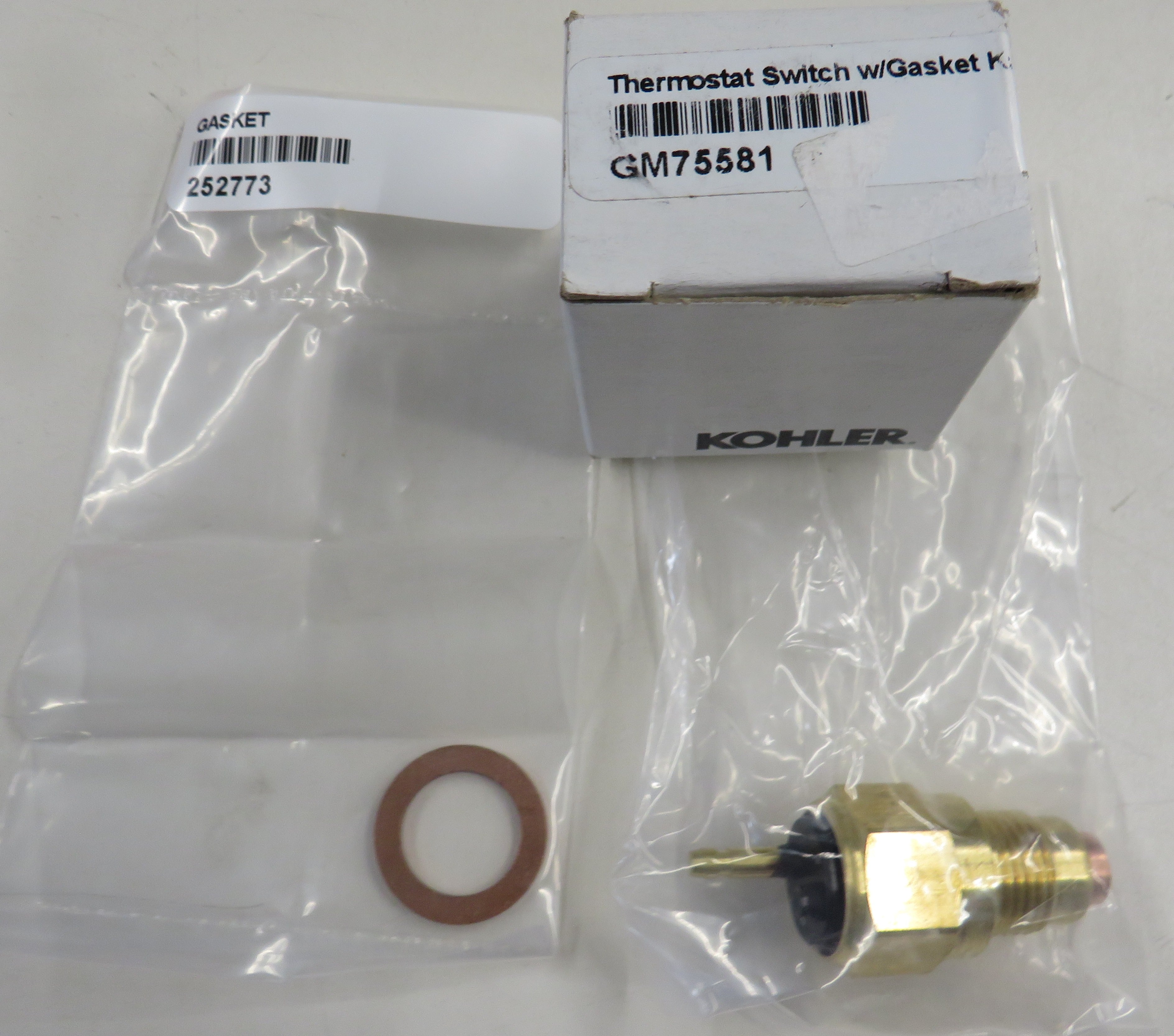 GM75581 Kohler Thermostat Switch With Gasket Kit