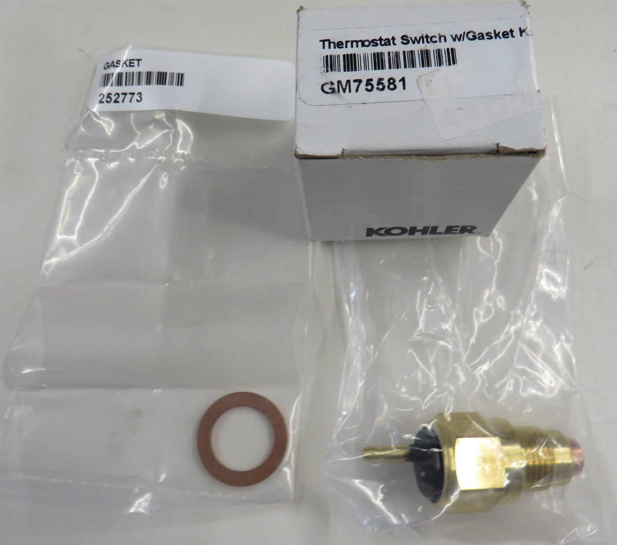 GM75581 Kohler Thermostat Switch With Gasket Kit 11/13/2025 THIS PART ...