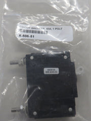 Kohler X-506-51 Circuit Breaker, 60A, 250V, 1 Pole White Handle 