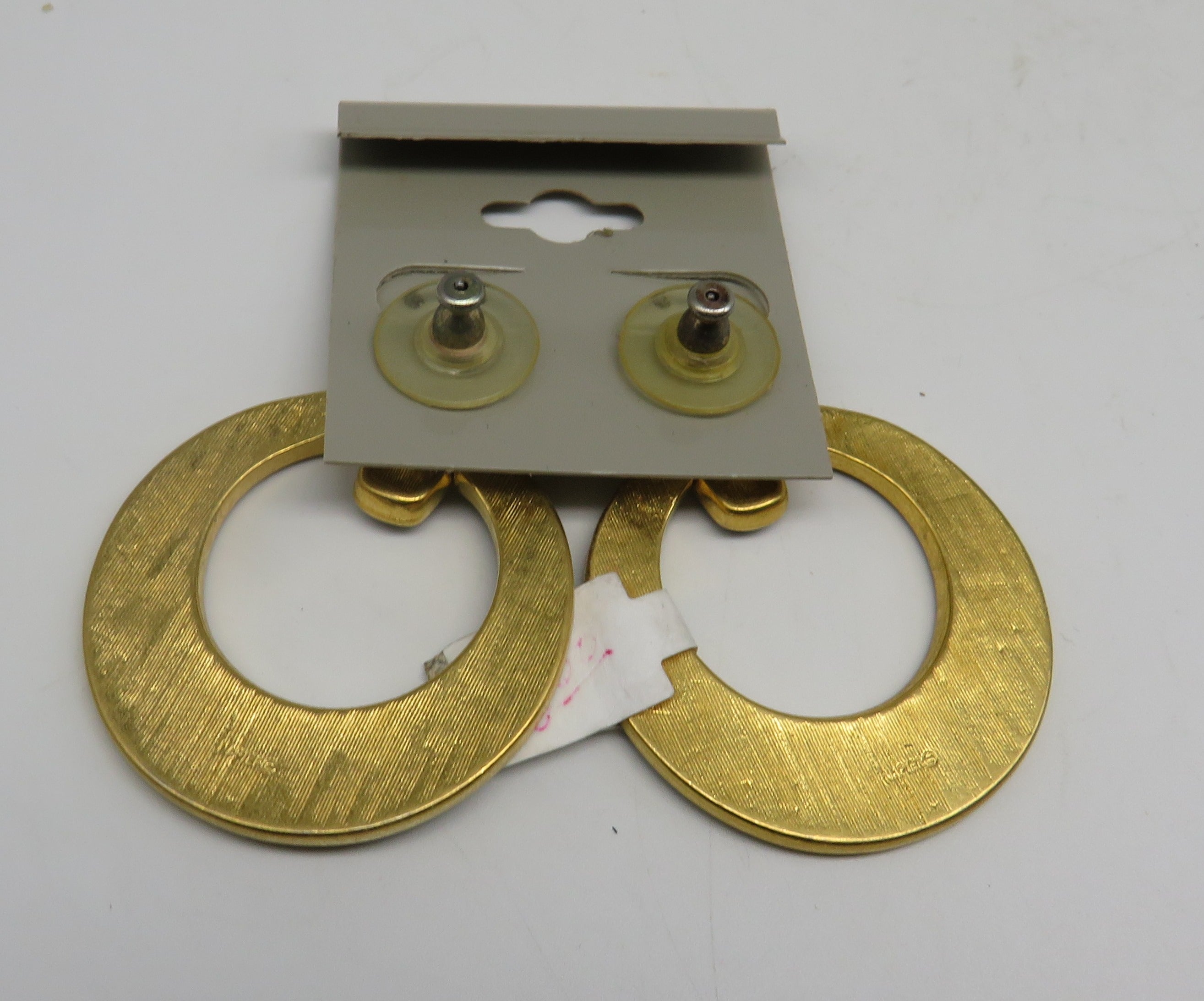 Napier Blue And Gold Signed Post Earrings 10/30/2025 THIS PART IS IN STOCK as of 10/30/2025