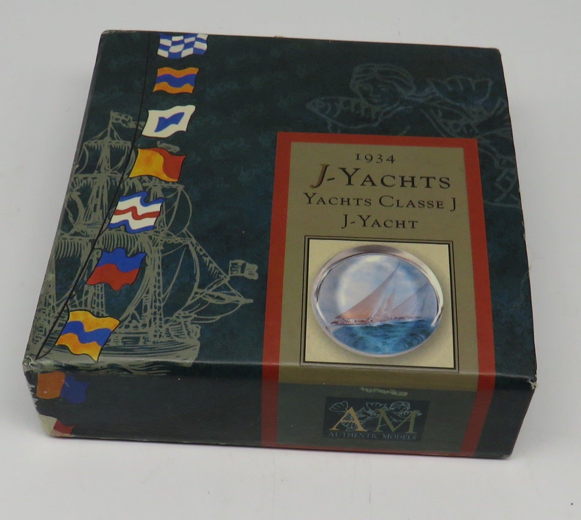 Authentic Models 1934 J-Yachts Paperweight OBSOLETE Discontinued NLA 