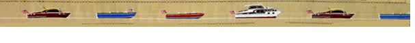 Nautical Belt #59 Antique Boat Belt on Khaki Size 50
