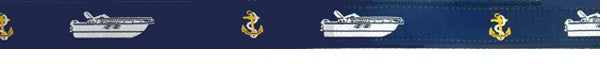 Nautical Belt #58 Express Cruiser & Anchor Belt Size 30 12/17/2024 THIS BELT IS IN STOCK 12/17/2024