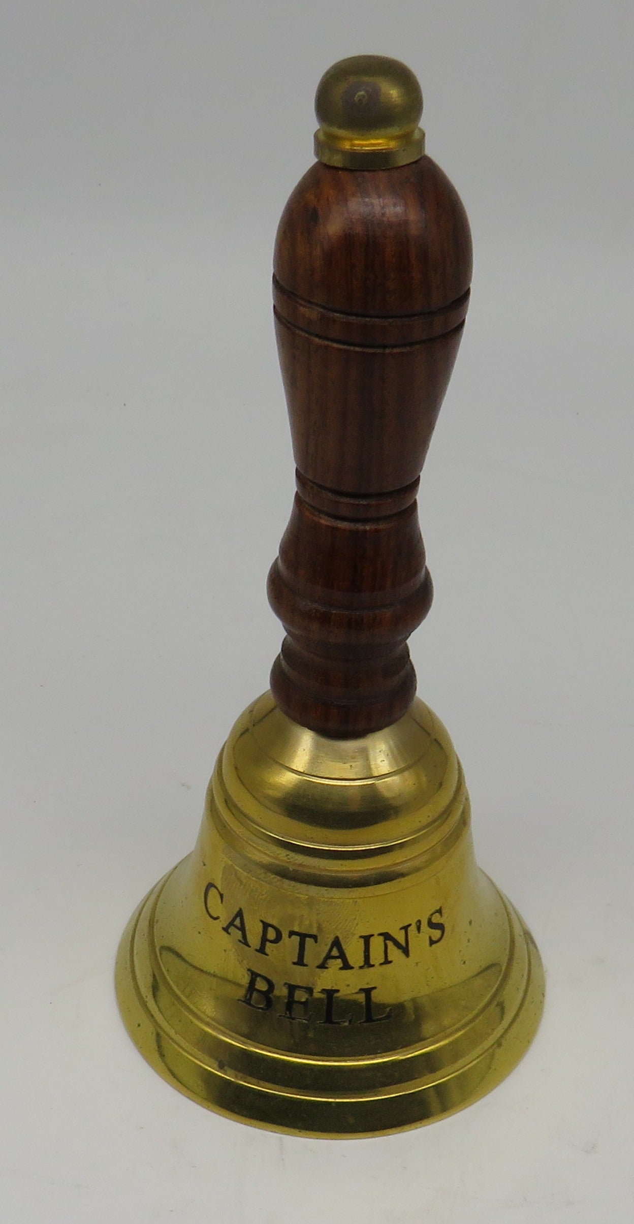 Nautical Brass Captain's Table Bell [Small]