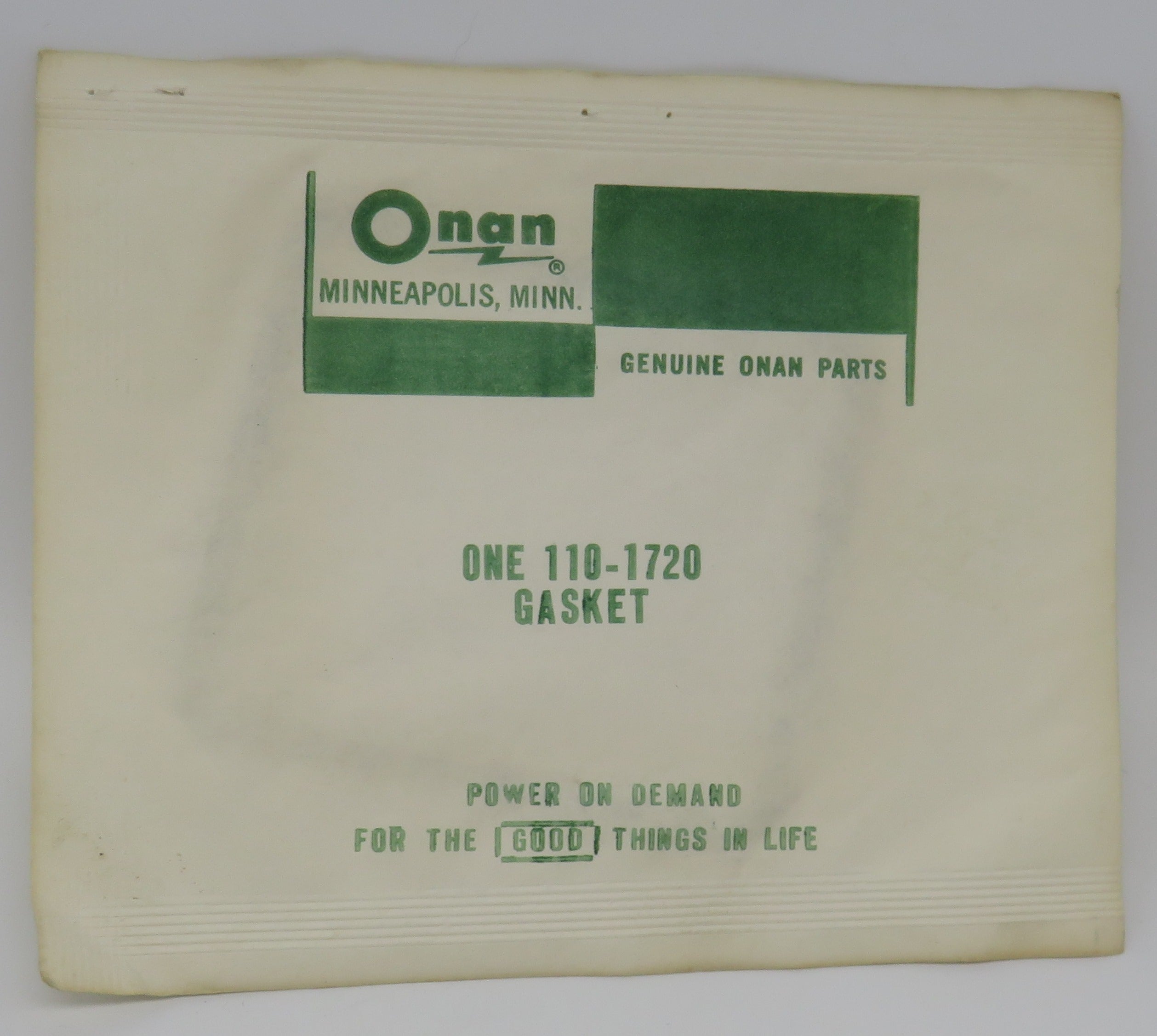 110-1720 Onan Gasket Valve Box For NH Home Stand By Electric Generators 