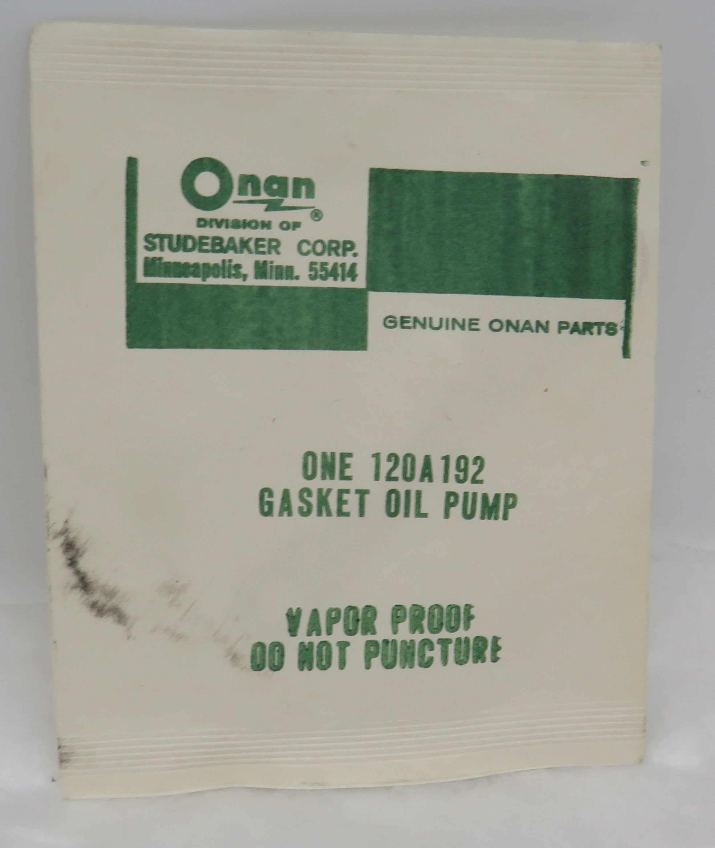 Onan 120-0192 Oil Pump Gasket 