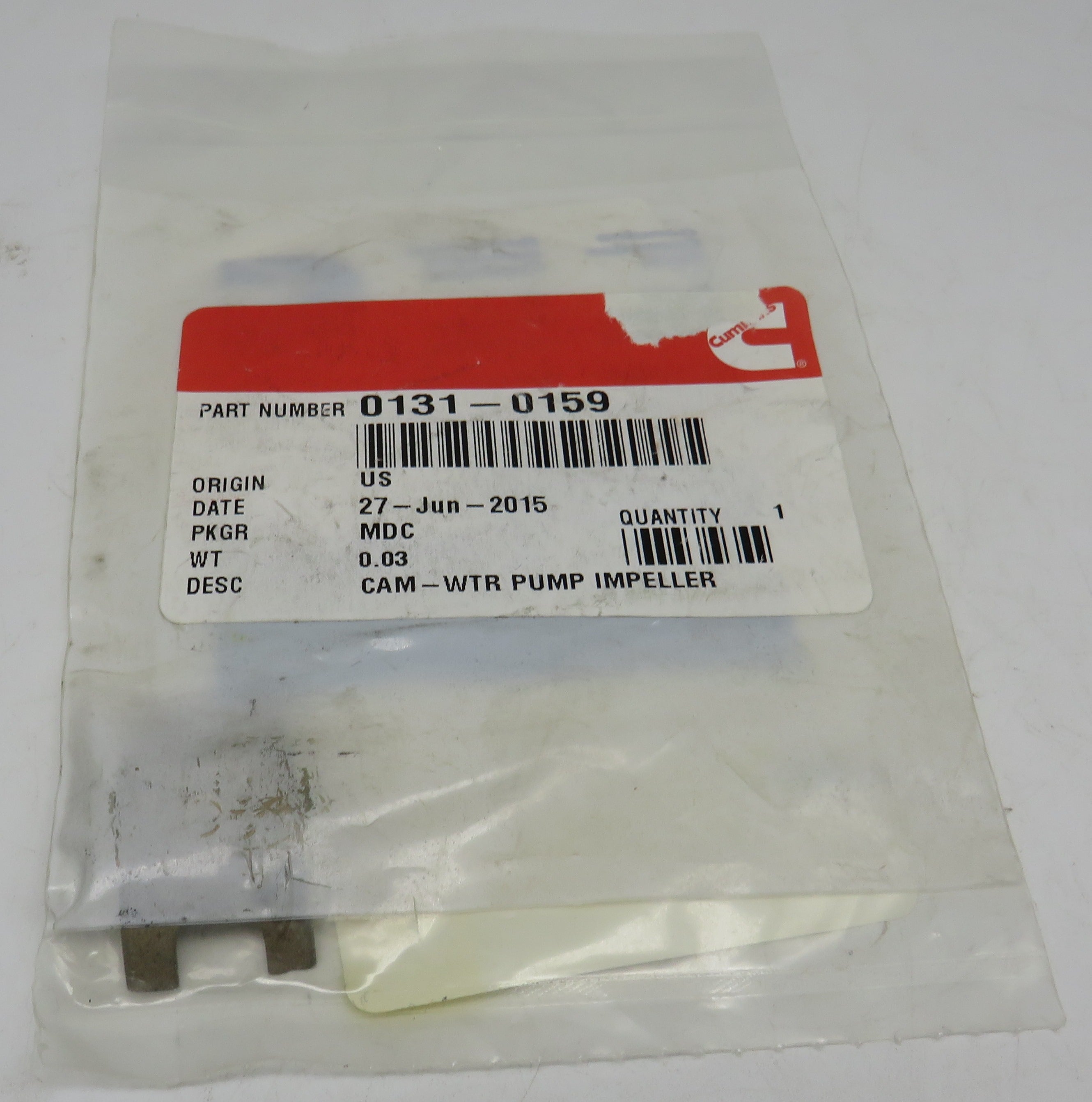 131-0159 Onan Cam Water Pump 3/6/2024 THIS PART IS IN STOCK 3/6/2024
