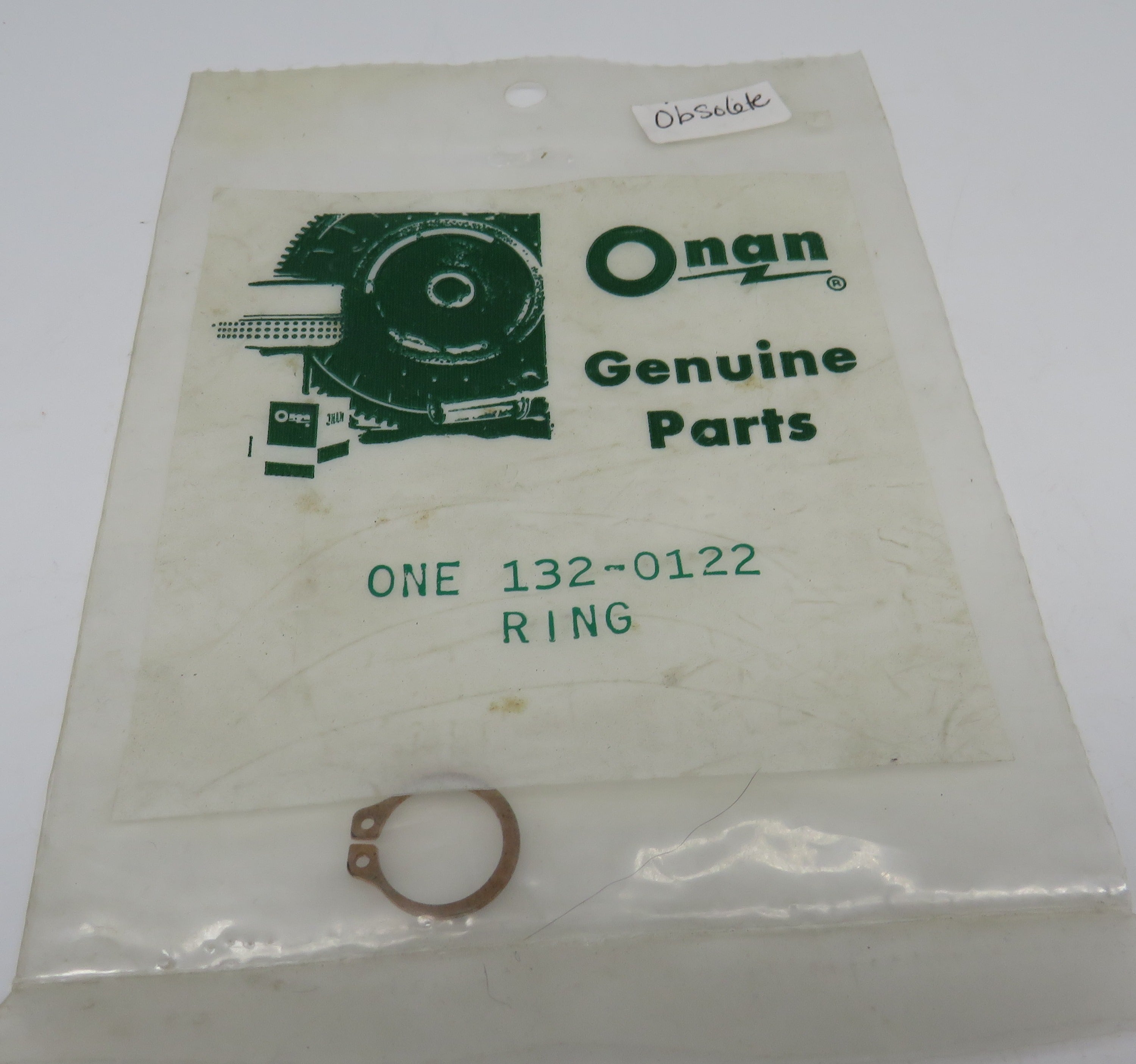 132-0122 Onan Ring OBSOLETE Used on Water Pump 132-0251 & 132-0115; Also Sherwood 5484 3/7/2024 THIS PART IS IN STOCK 3/7/2024