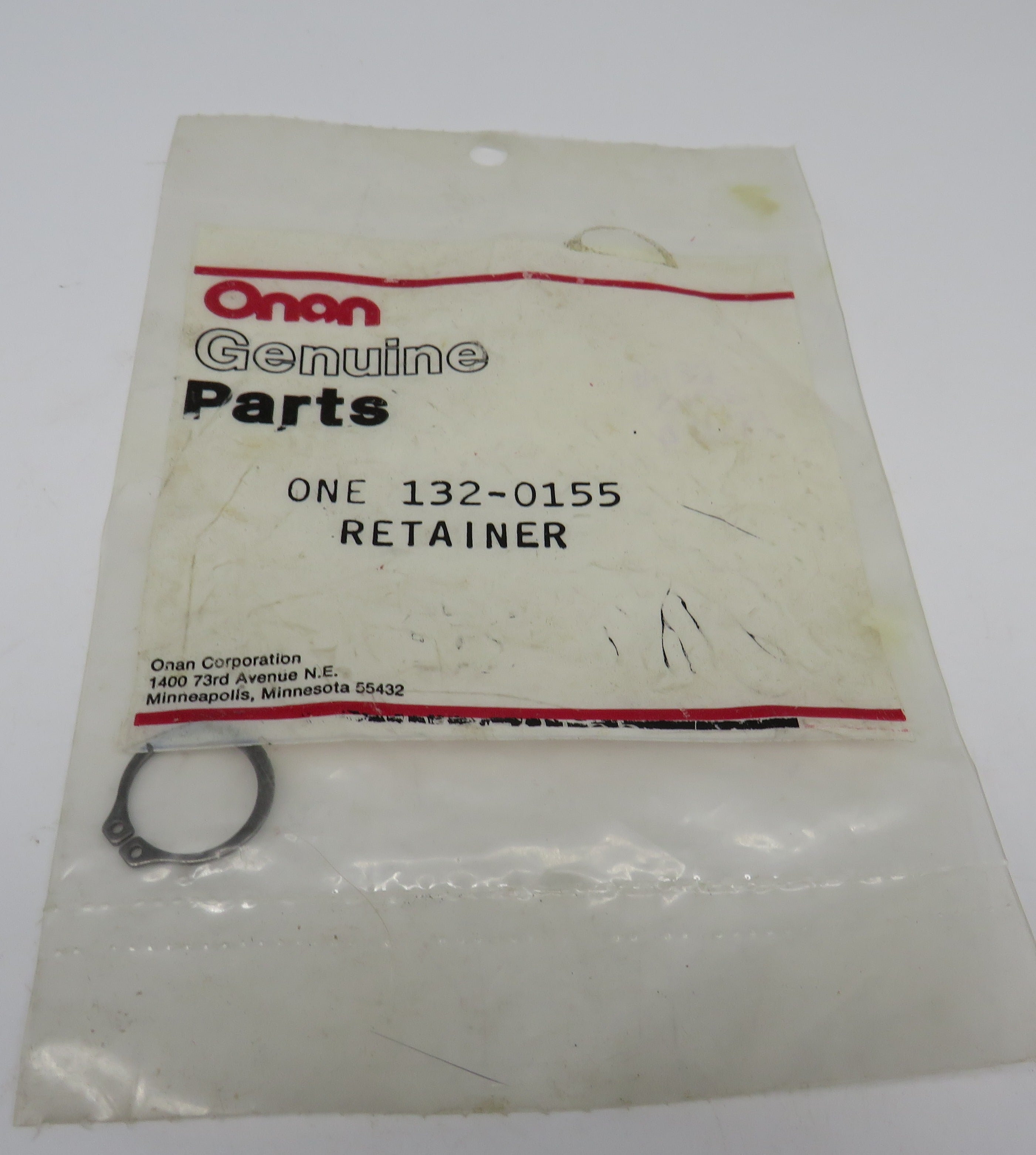 132-0155 Onan Retaining Ring OBSOLETE For MDJF Spec A-AD Marine Diesel  3/7/2024 THIS PART IS IN STOCK 3/7/2024
