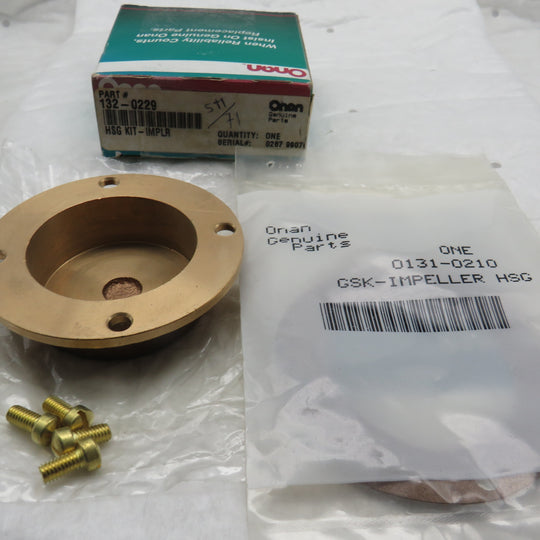 132-0229 Onan Housing Kit for Impeller (OBSOLETE) For MDJE Spec AB AF 4/3/2024 THIS PART IS IN STOCK 4/3/2024