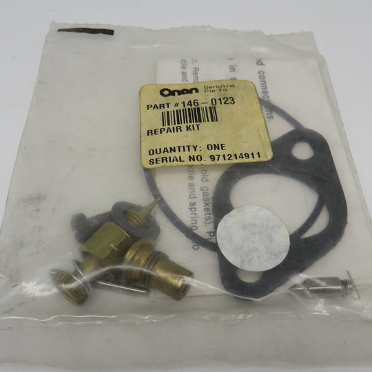 146-0123 Onan Carburetor Repair Kit 11/26/2025 THIS PART IS IN STOCK 11/26/2025