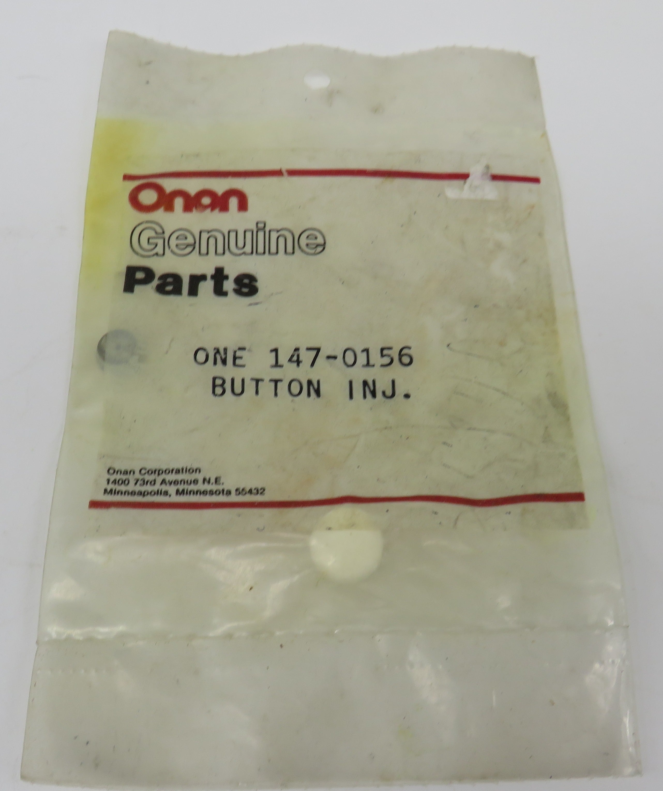 147-0156 Onan Button-Injector Plunger OBSOLETE 