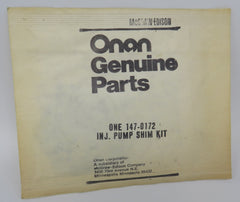 147-0172 Onan Injection Pump Shim Kit OBSOLETE 