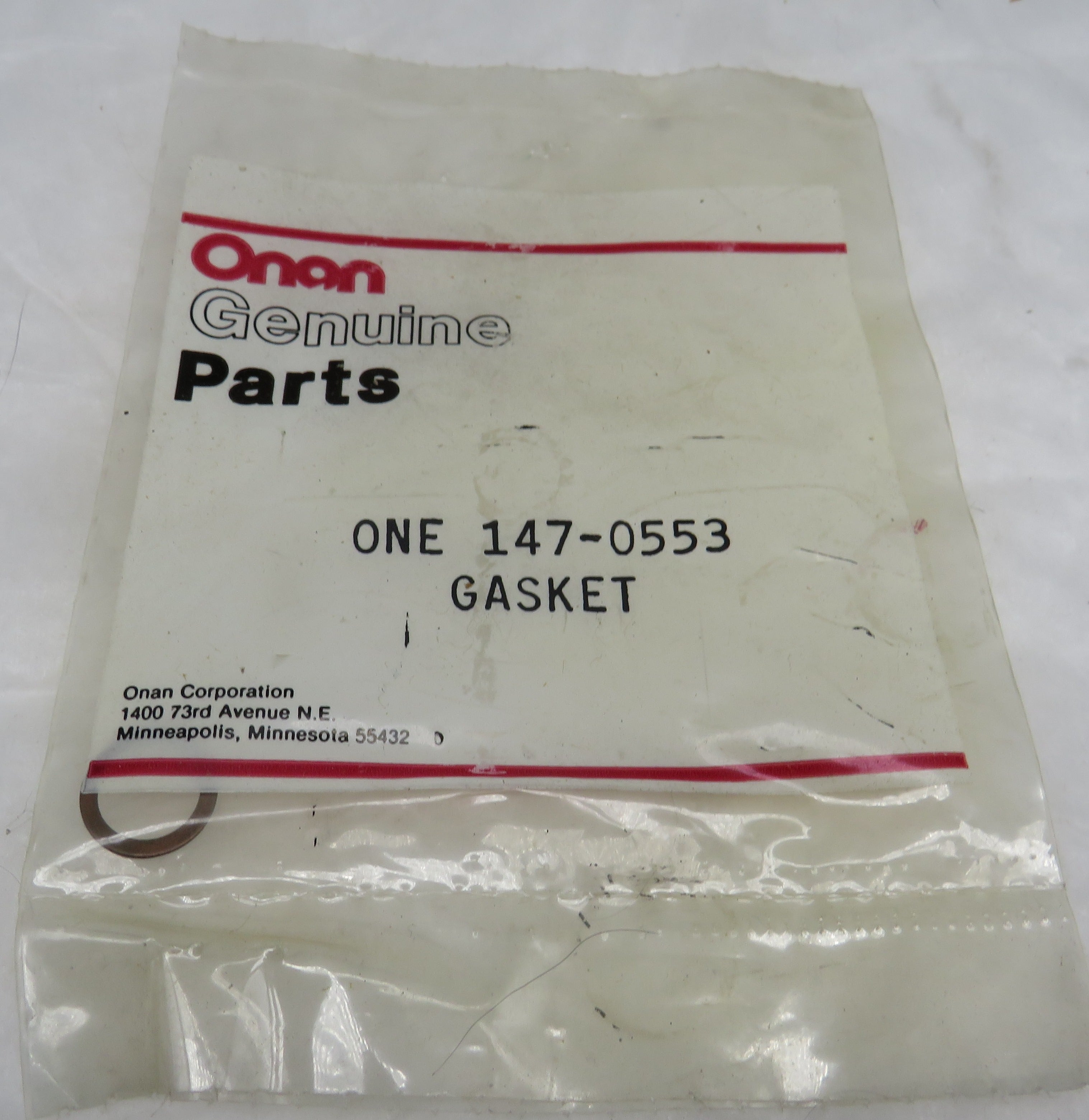 Onan 147-0553 Injection System Delivery Valve Gasket for 6.0 & 7.5 kW & MDJE 