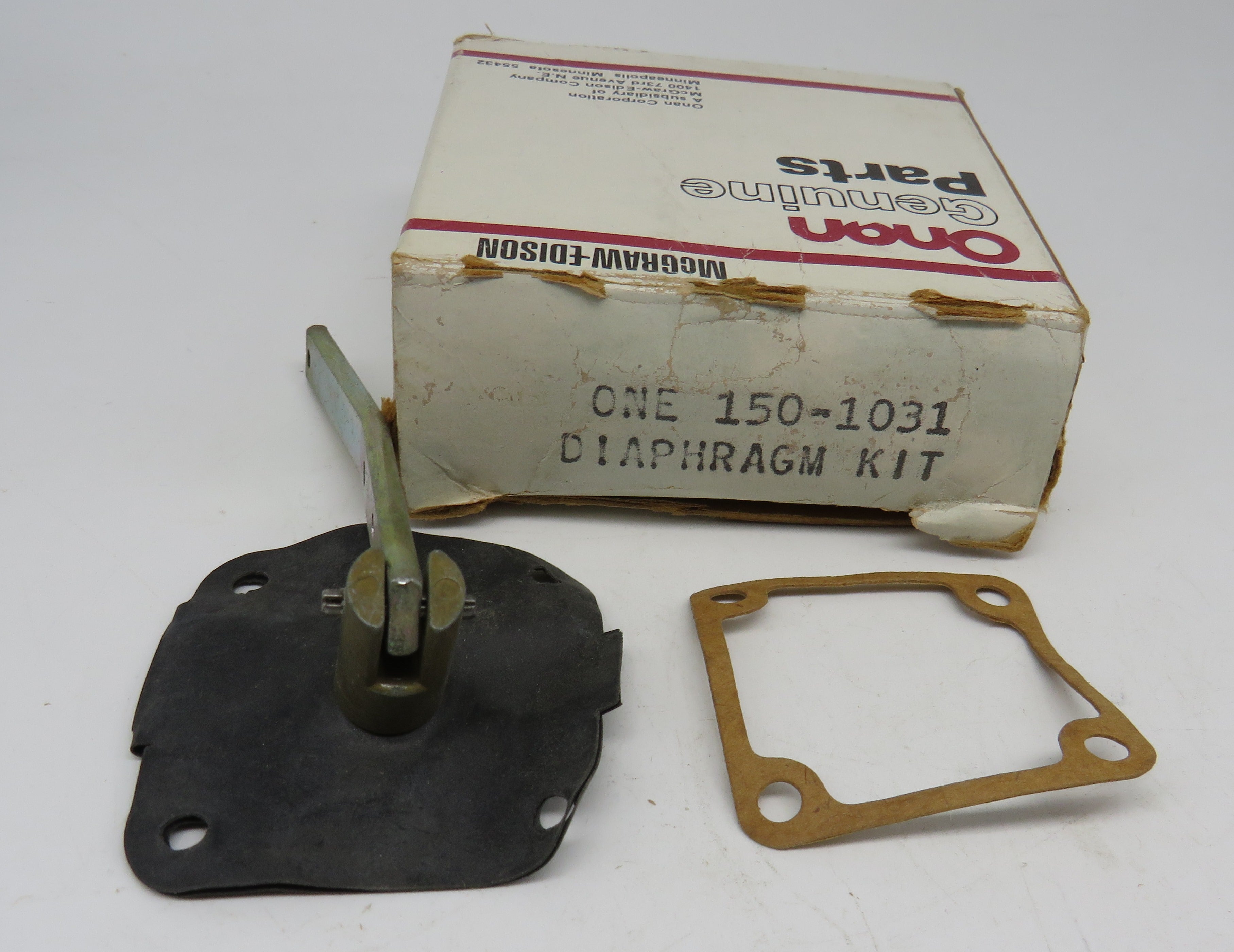 150-1031 Onan Diaphragm Kit OBSOLETE For NH Genset Spec A-R 2/8/2024 THIS PART IS IN STOCK