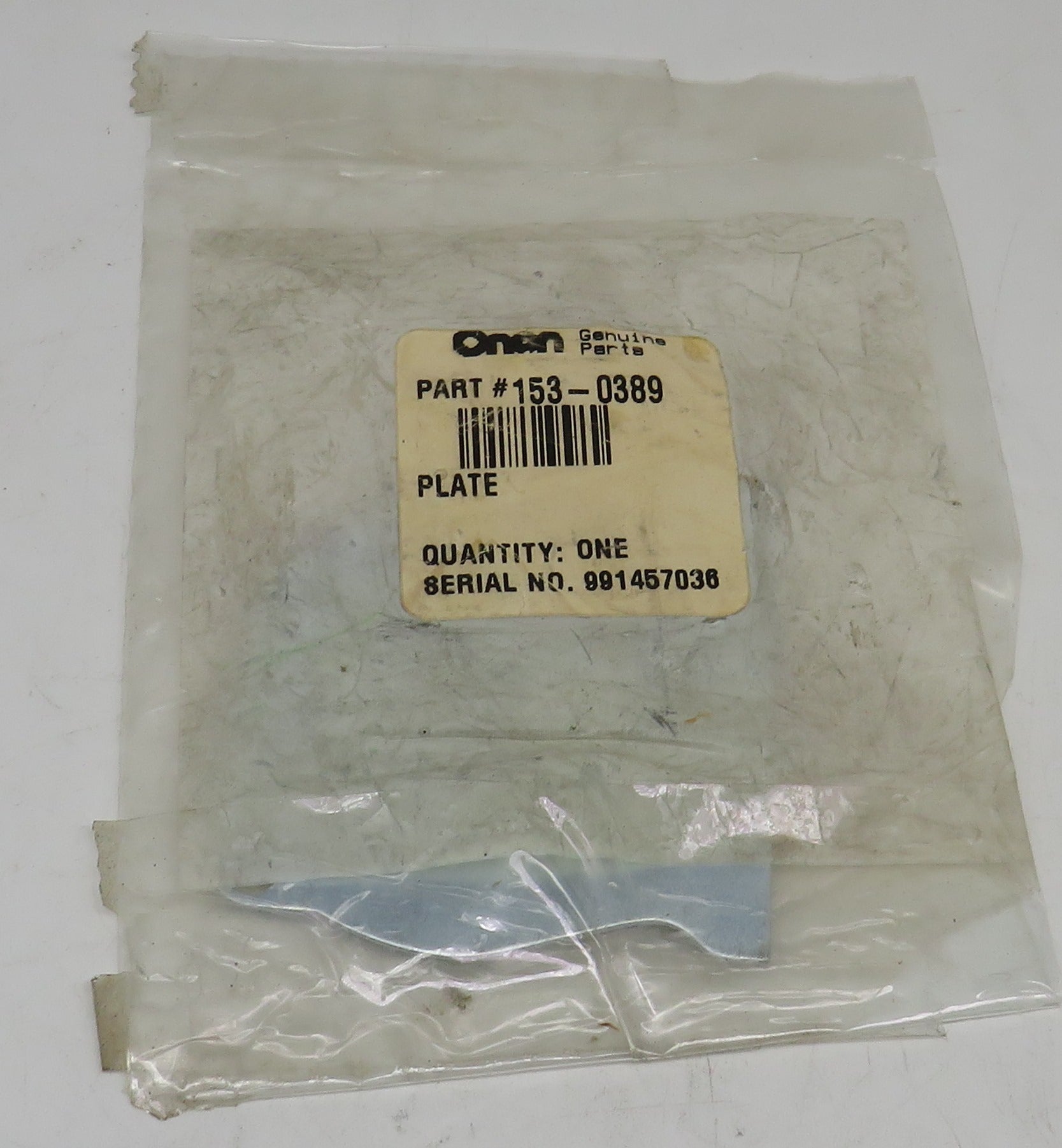 153-0389 Onan Choke Cover Plate OBSOLETE 2/8/2024 THIS PART IS IN STOCK 2/8/2024