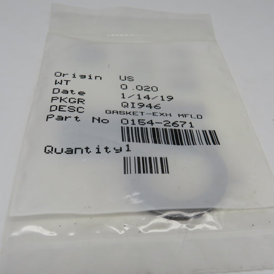 154-2671 Onan Exhaust Manifold Gasket Supersedes 154-1057 4/18/2024 THIS PART IS IN STOCK 4/18/2024