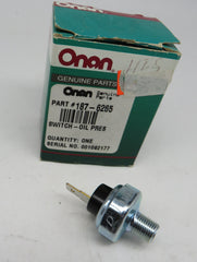 187-6265 Onan Oil Pressure Switch For HGJAA, HGJAB, HGJAC 