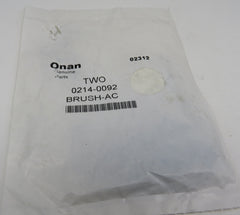214-0092 Onan AC Generator Brushes (Set of 2) 3/15/2024 THIS PART IS IN STOCK 3/15/2024