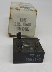 305-0548 Onan Bridge Rectifier for YCB Series Two-Bearing Alternator (Spec A-F) [Begin Spec C] For MDKD Marine Genset 