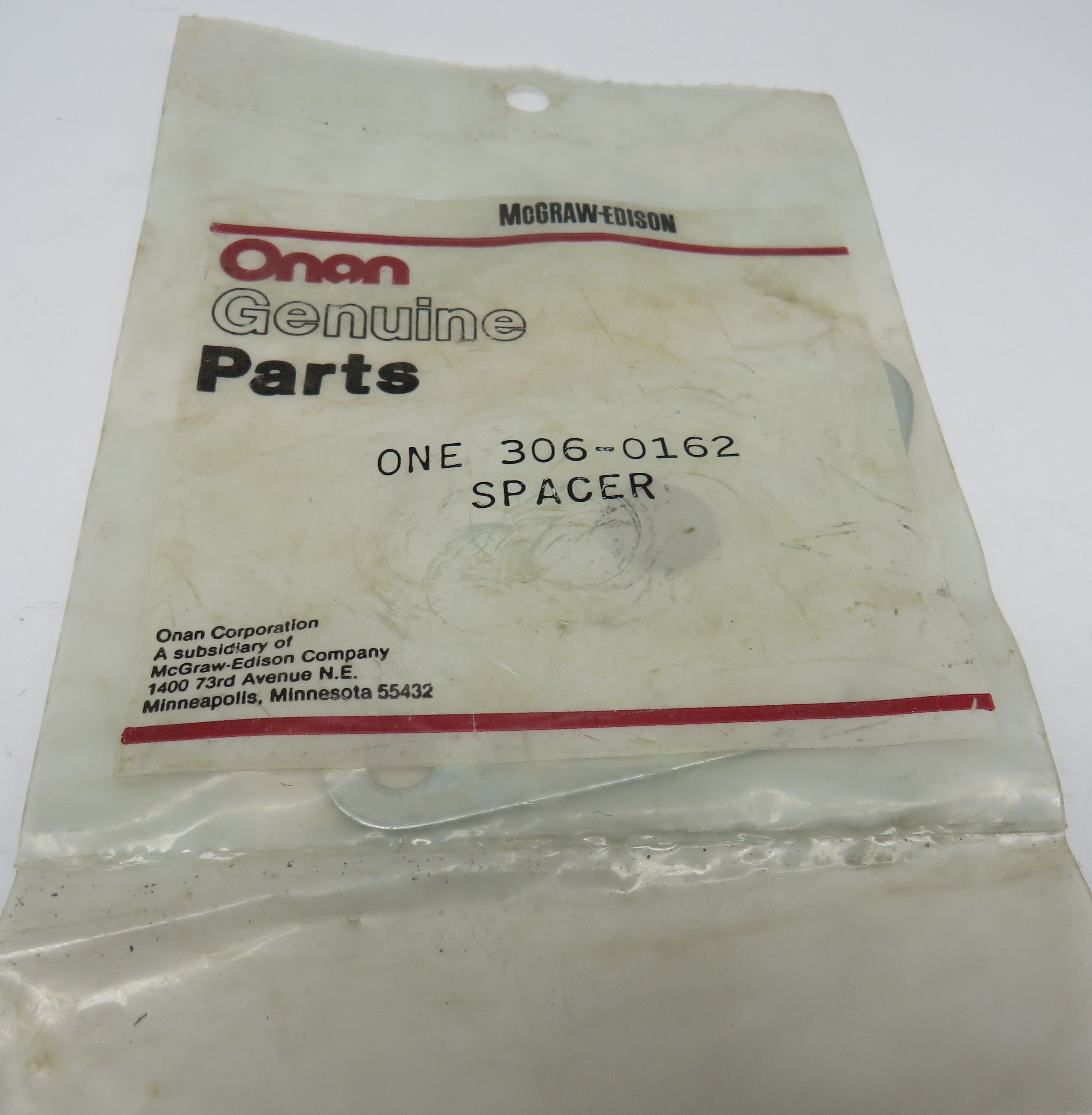 306-0162 Onan Spacer Retainer Solenoid 