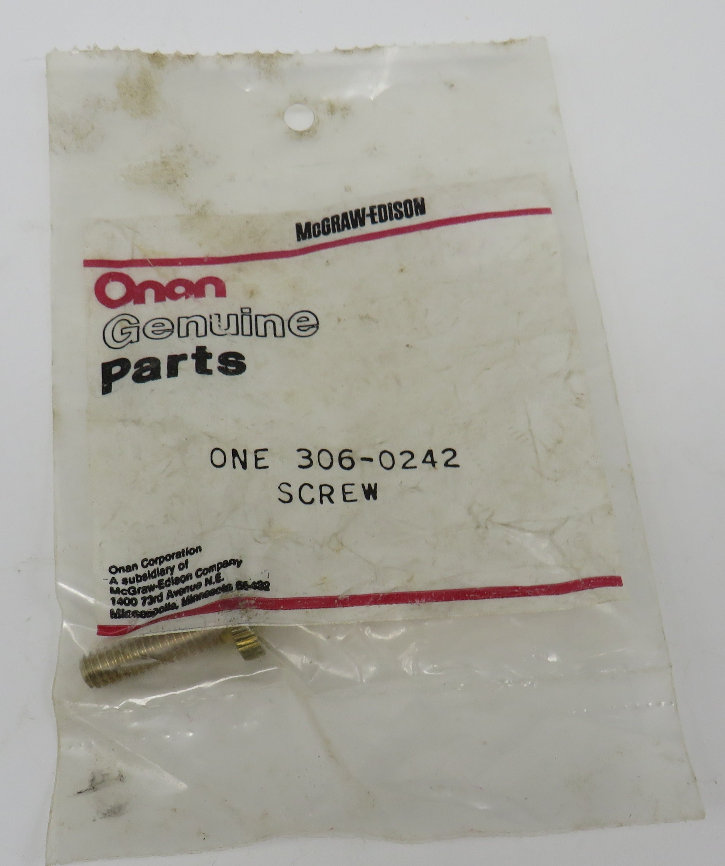 306-0242 Onan Screw-Solenoid 