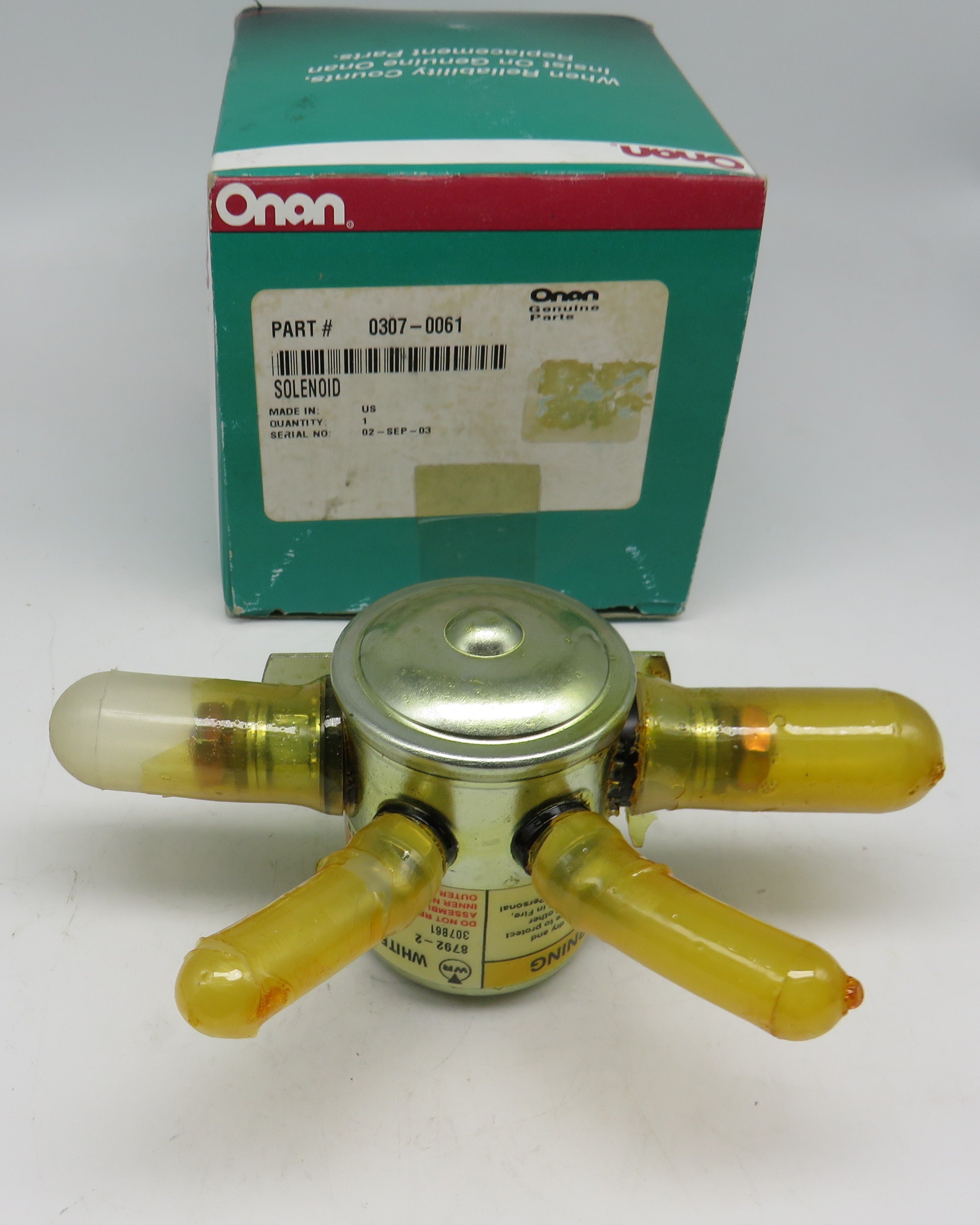 307-0061 Onan Solenoid Start Switch For MDJE 6.0 & 7.5 KW Gensets Spec AB- AF 