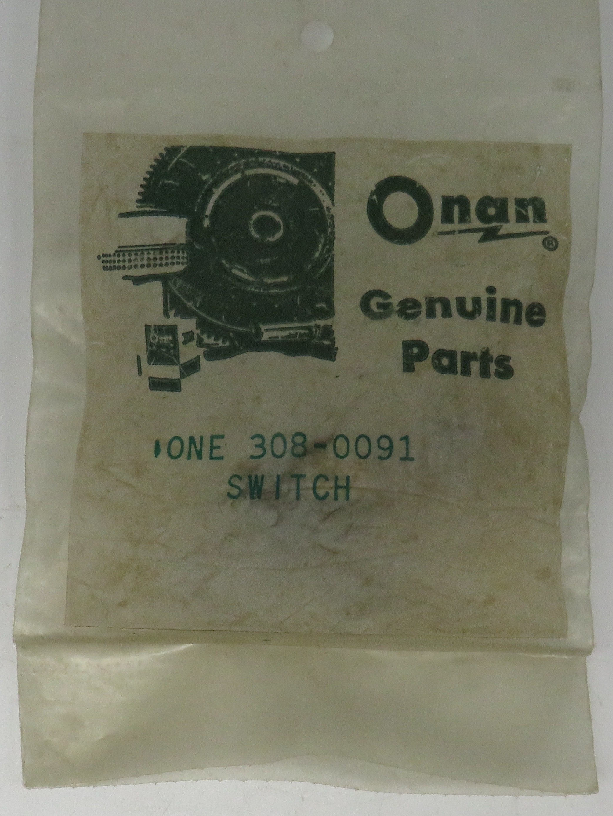 308-0091 Onan Switch-Push MC SPST OBSOLETE 