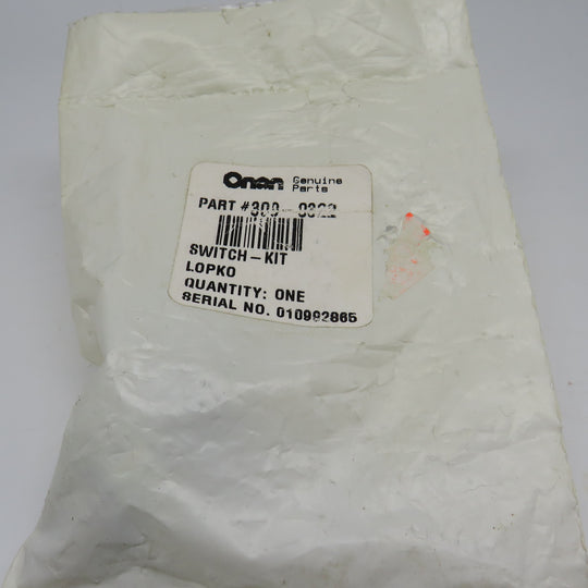 309-0322 Onan Oil Pressure Switch 9/22/2025 THIS PART IS IN STOCK as of 9/22/2025