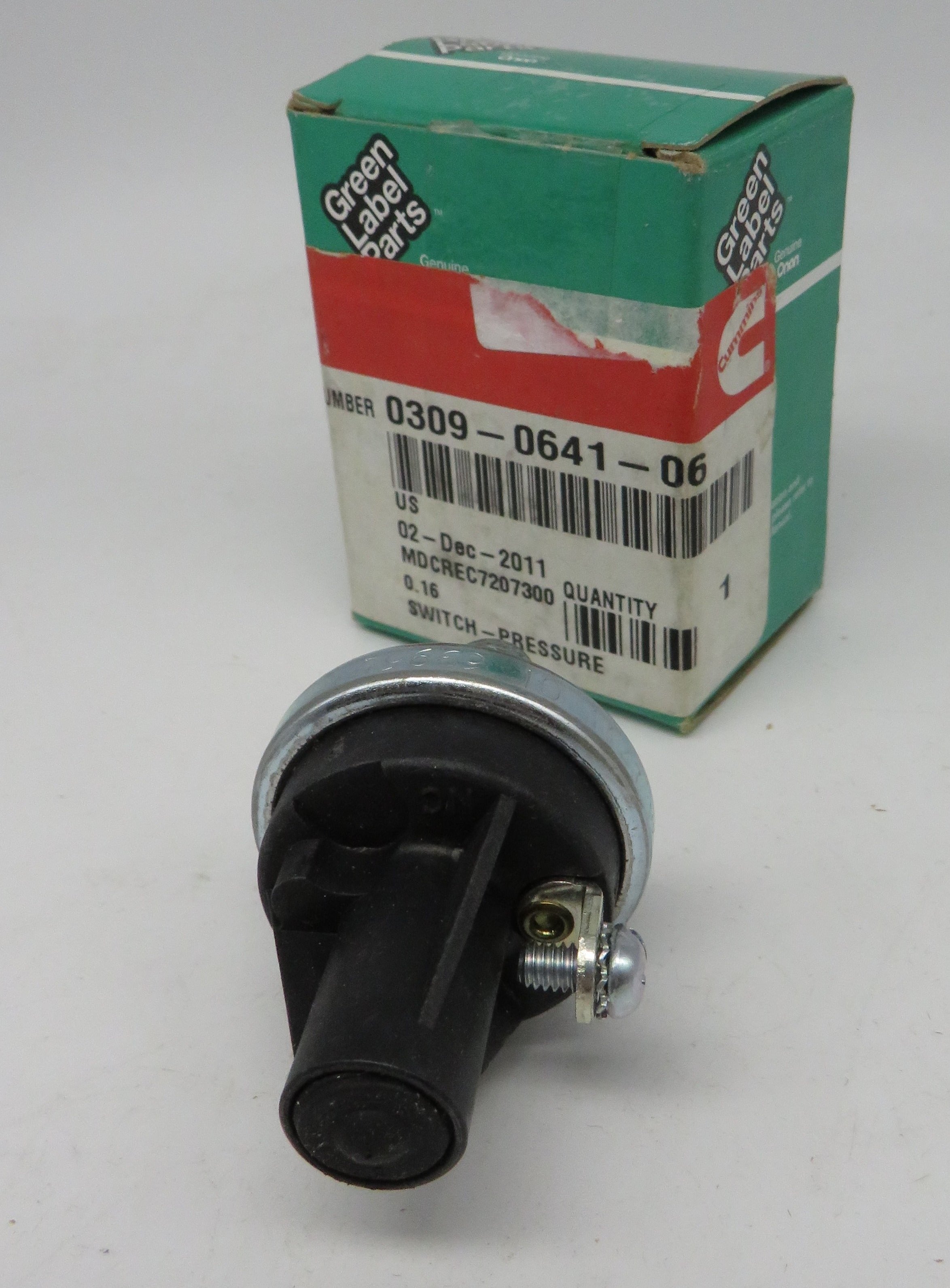 309-0641-06 Onan Pressure Switch Rated at 10 Psi OBSOLETE (Replaces 309-0578) 