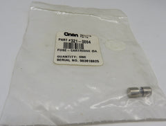 321-0094 Onan Fuse, Cartridge (5 Amp) for ENTX Generating Set (Spec B), Also, QSA  Generator Sets (Spec A, B) 