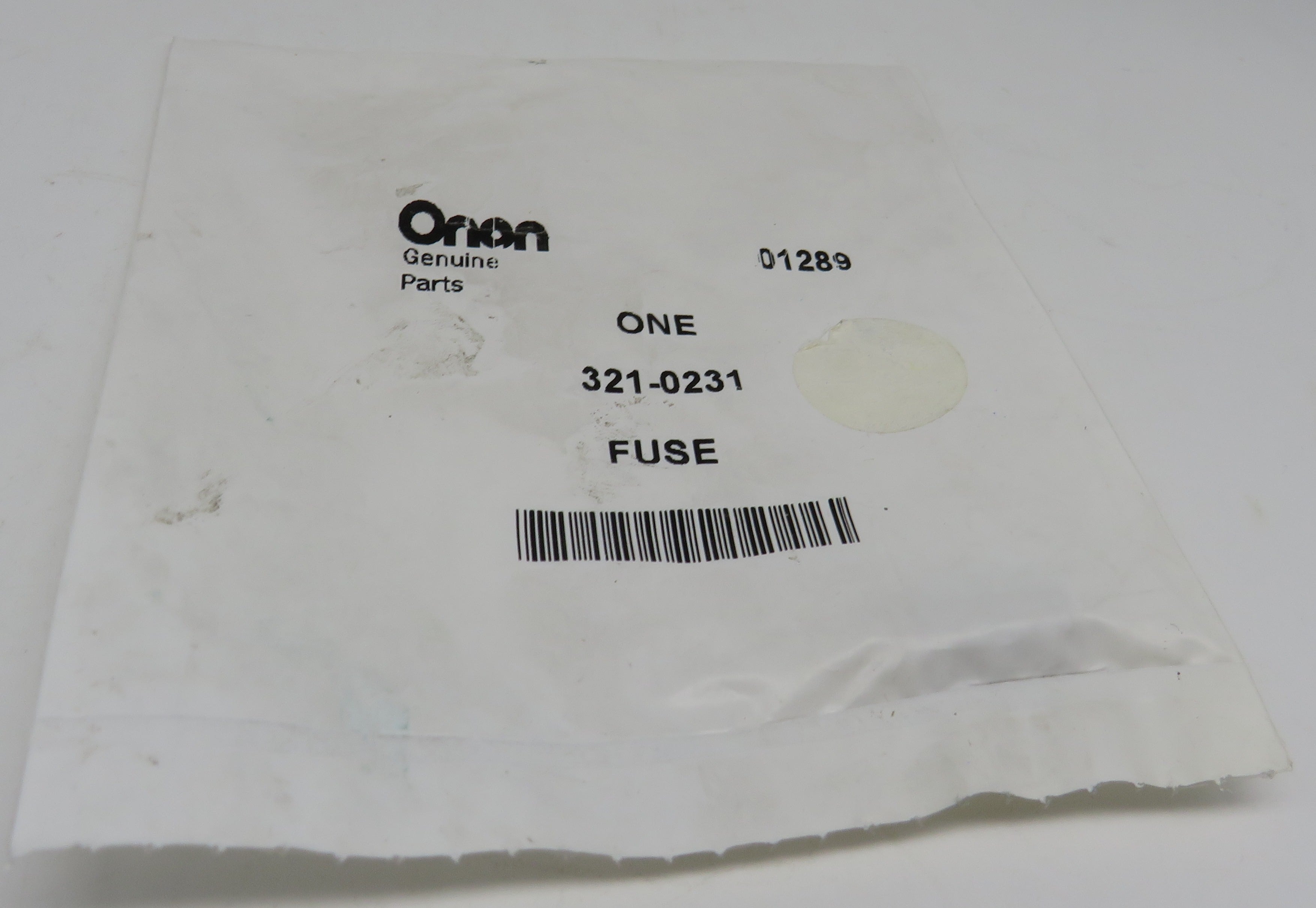 321-0231 Onan Fuse (15 Amp) for EN (Spec E-F) Generating Set 