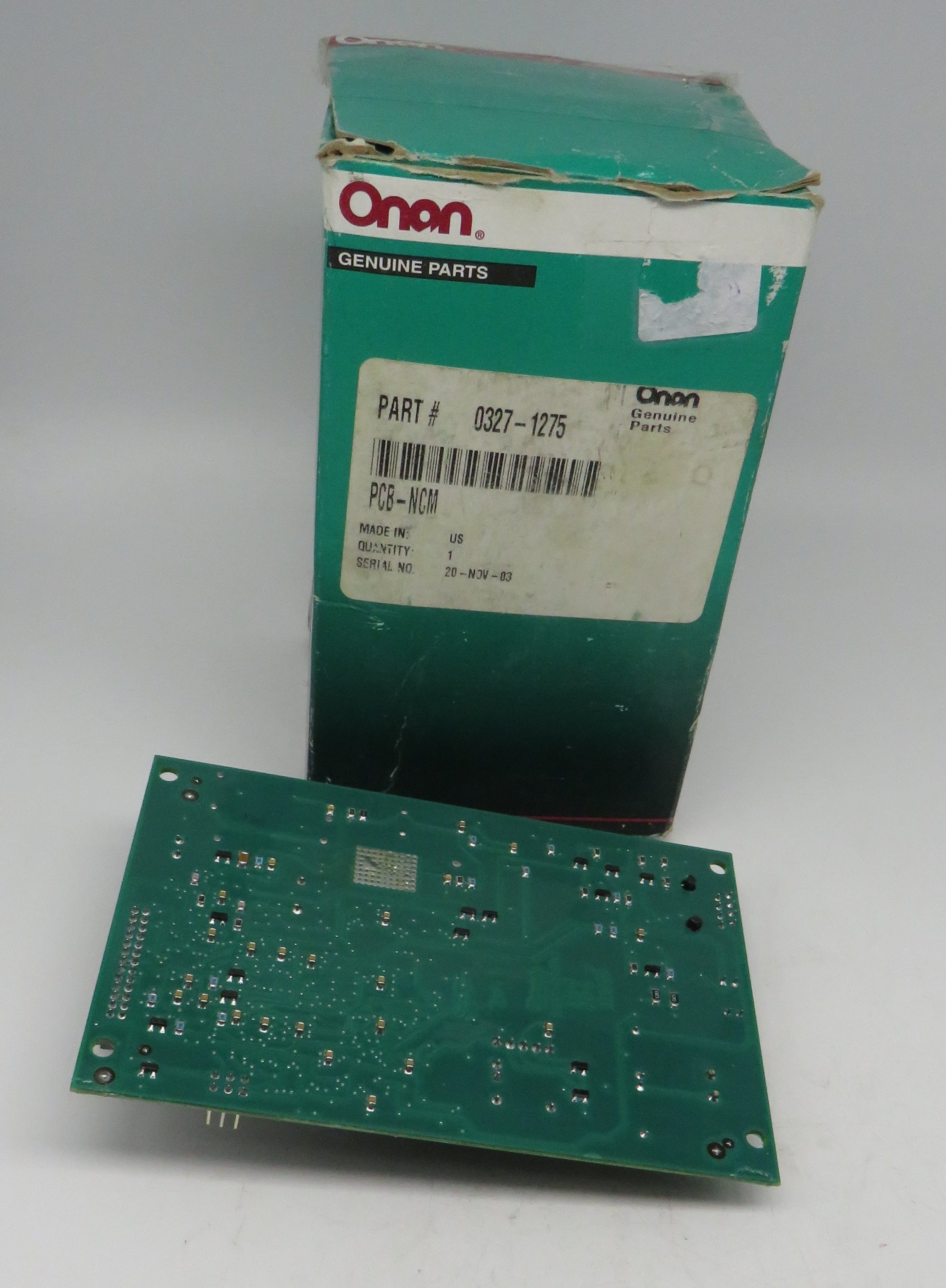 327-1275 Onan Board, Printed Circuit PCB-NCM For Control PCC2100 Genset with QSK23 Engine, Power Command 2100 and 3201 Controller For DQCA, DQCB & DQCC (Spec A-H) OBSOLETE 