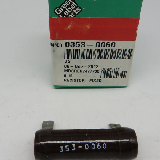 353-0060 Onan Resistor-Fixed For 4.0 MCCK, 5.0 BGA, HDKAJ, HDKAK, HDKAT (Spec A-H & Spec A-E) 
