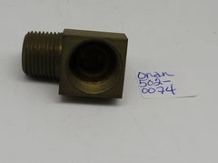 502-0074 Onan Brass Inverter Male Connector Elbow OBSOLETE 3/21/2024 THIS PART IS IN STOCK 3/21/2024