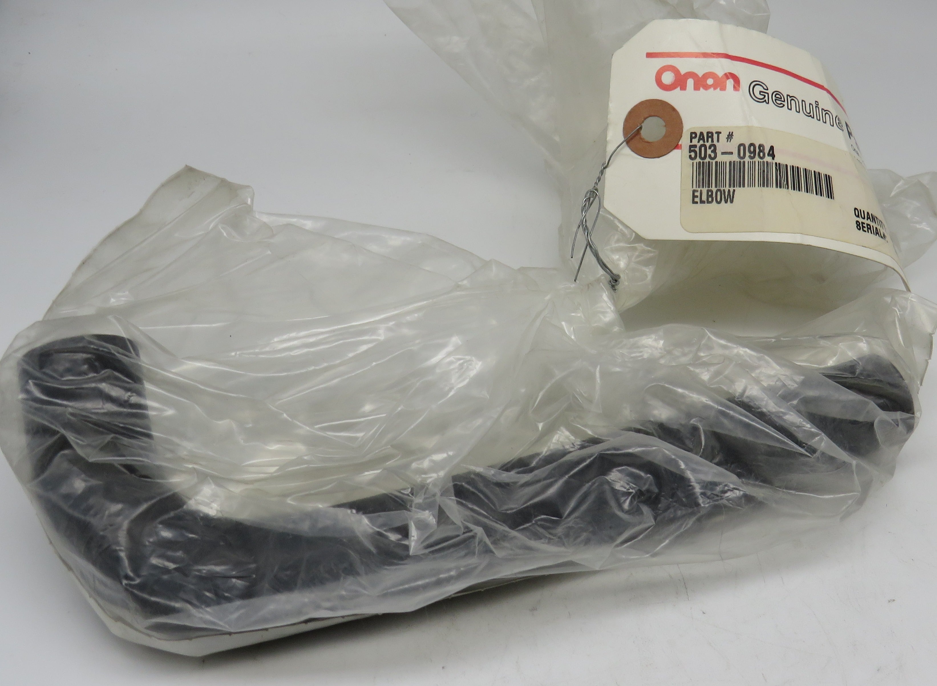 503-0984 Onan Elbow, Hose For MDJE 6.0 & 7.5 KW Spec AB-AF 2/13/2024 THIS PART IS IN STOCK 2/13/2024
