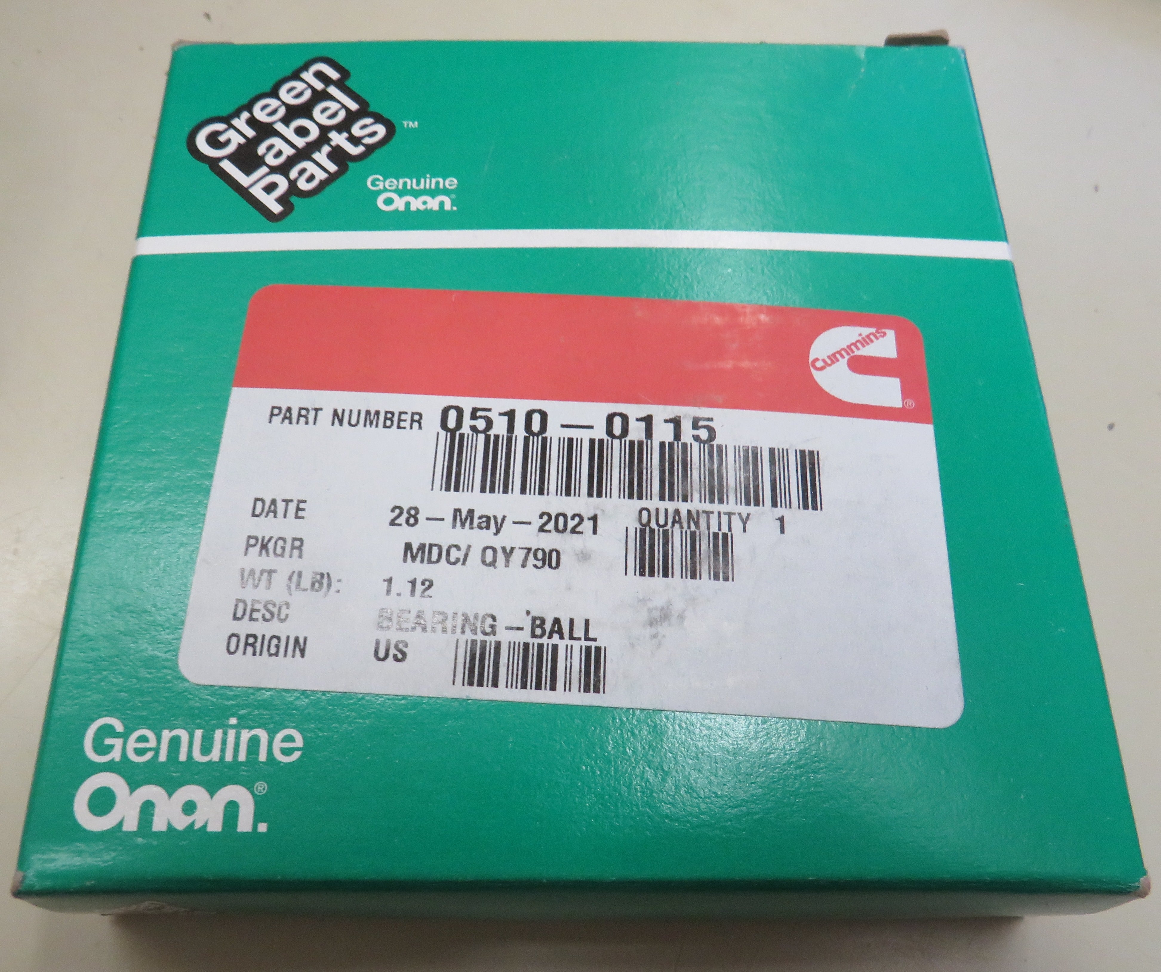510 0115 Onan Ball Bearing 3 21 2024 THIS PART IS IN STOCK 3 21 2024 510-0115-onan-ball-bearing-3-21-2024-this-part-is-in-stock-3-21-2024