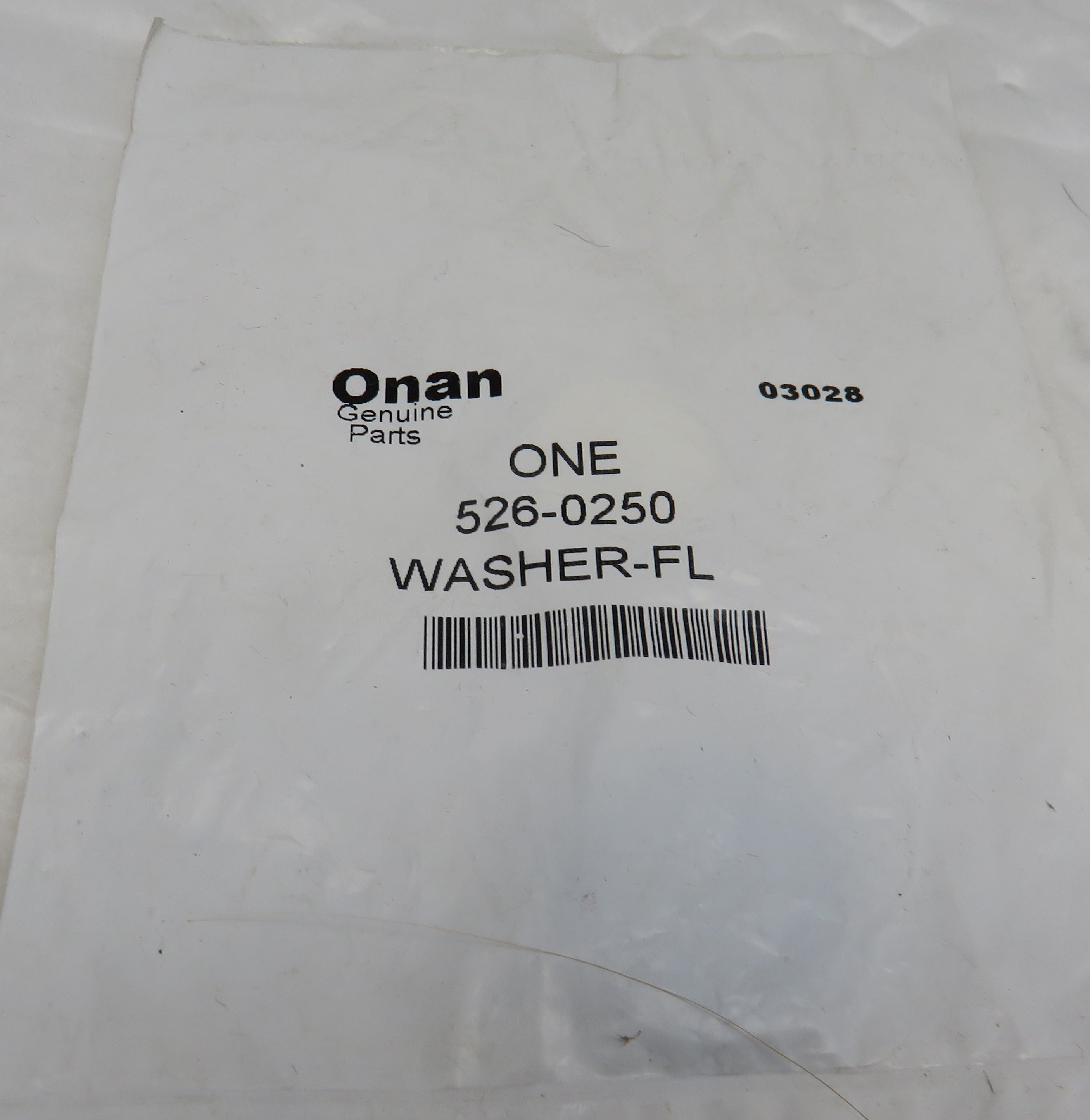 Onan 526-0250 Flat Washer 12/17/2024 THIS PART IS IN STOCK 12/17/2024