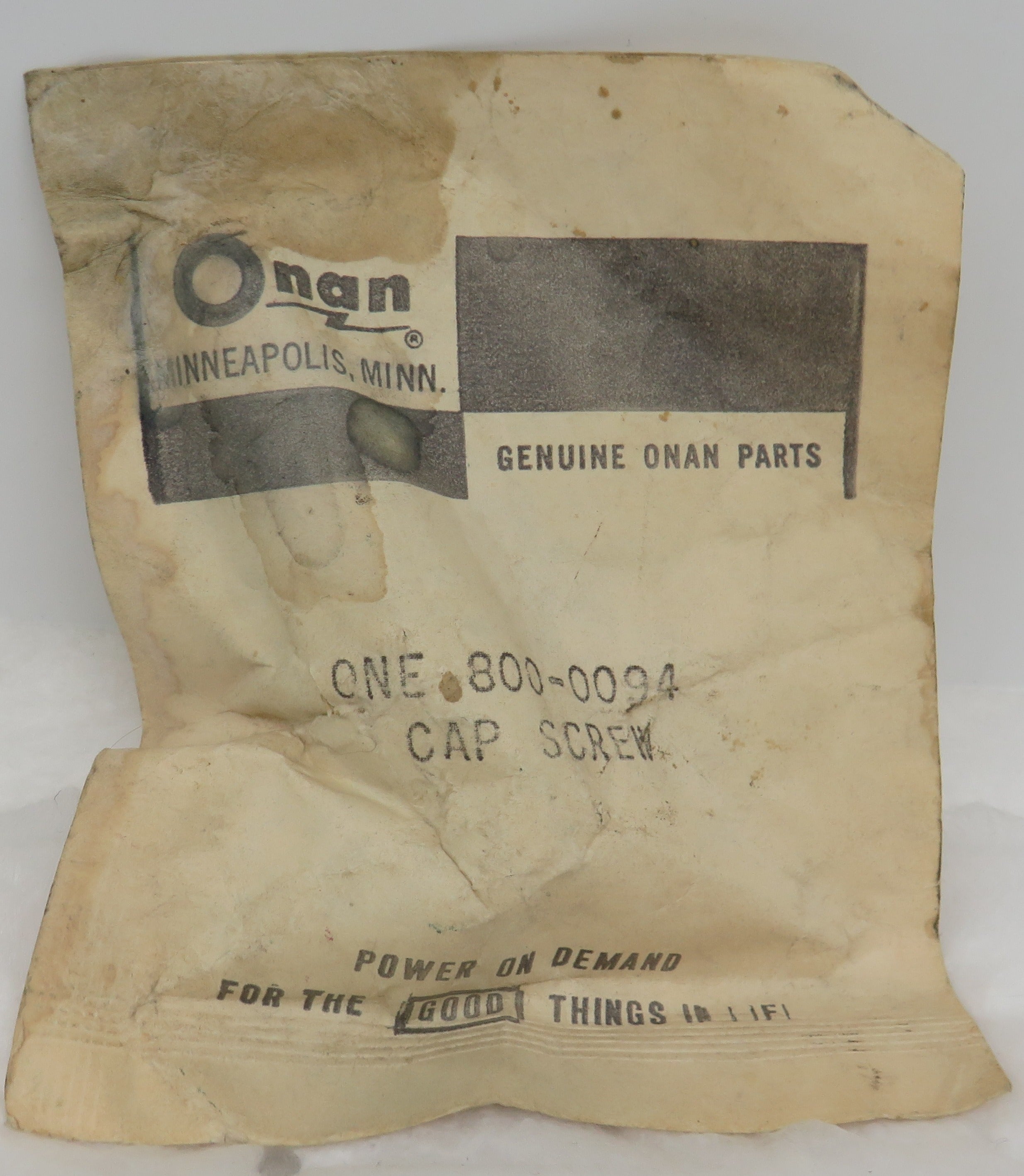Onan 800-0094 Hex Head Cap Screw 1/2