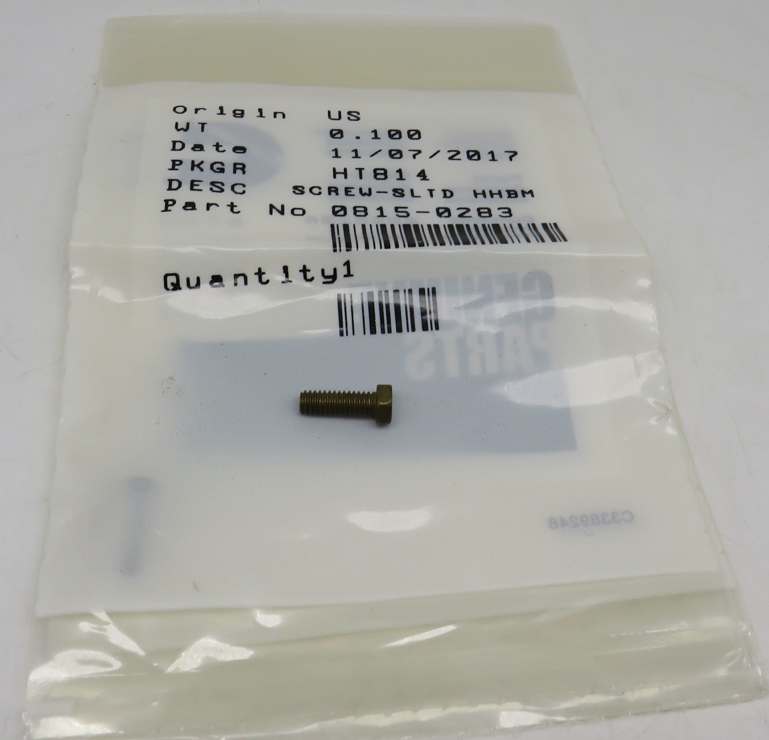 815-0283 Onan Screw-SLTD HHBM (Replacement For Kit 131-0179) 