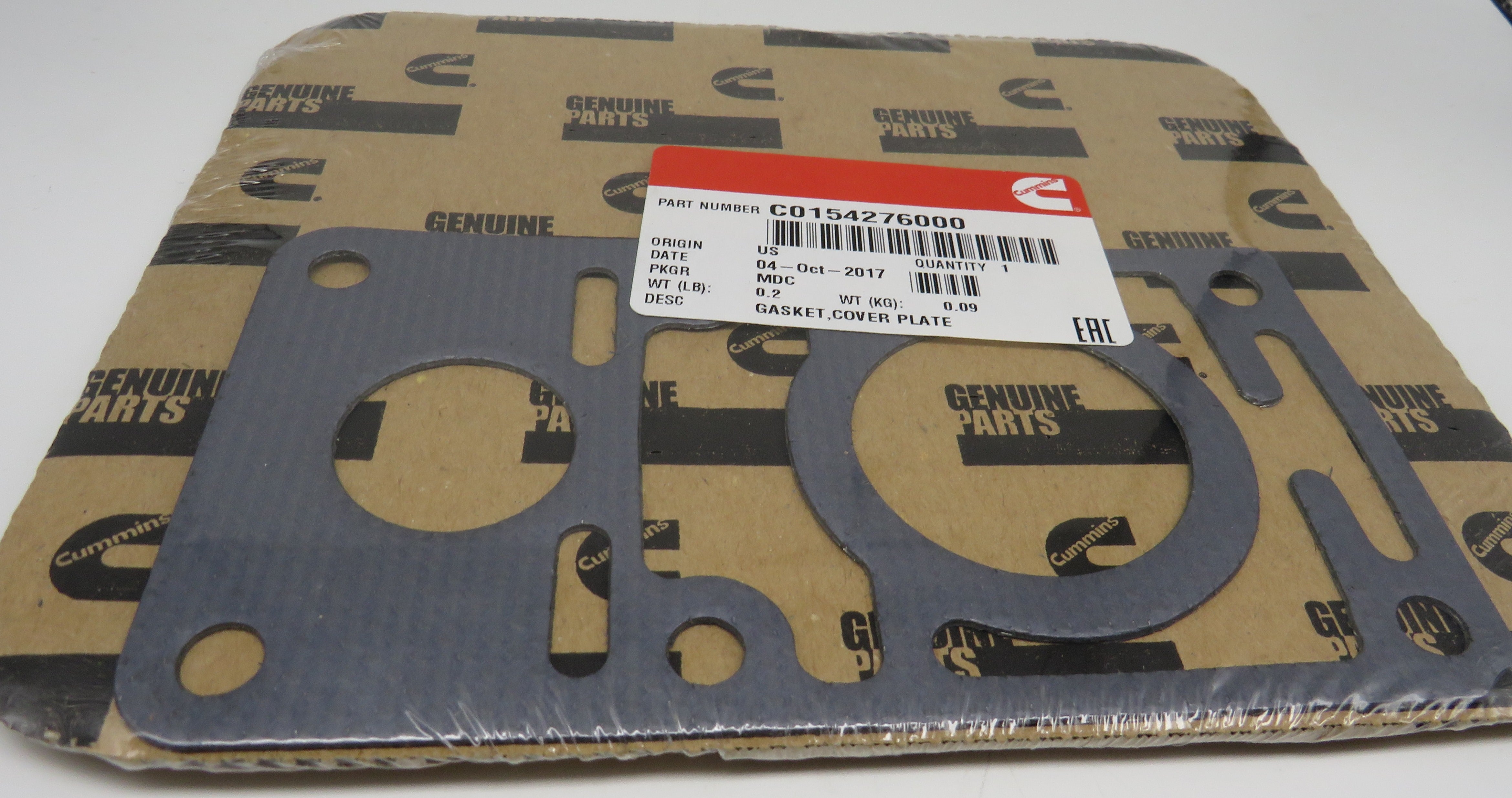 C0154276000 Onan Rear Cap Exhaust Manifold Gasket for MDL (Replaces 154-2352 & 154-2760) OBSOLETE 3/24/2026 THIS PART IS IN STOCK 3/24/2026