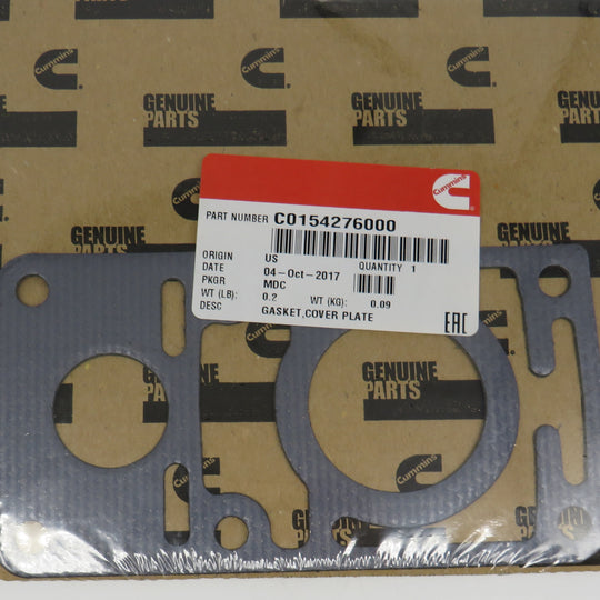 C0154276000 Onan Rear Cap Exhaust Manifold Gasket for MDL (Replaces 154-2352 & 154-2760) OBSOLETE 3/25/2024 THIS PART IS IN STOCK 3/25/2024