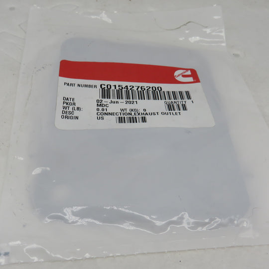 Onan C0154276200 Exhaust Outlet Connection Gasket (Replaces 154-2373) OBSOLETE 3/12/2024 THIS PART IS IN STOCK 3/12/2024