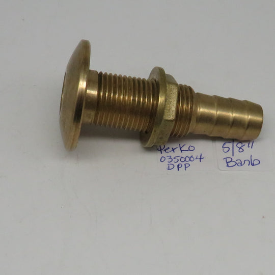 Perko 0350004DPP Bronze Thru-Hull Pipe To Hose 5/8