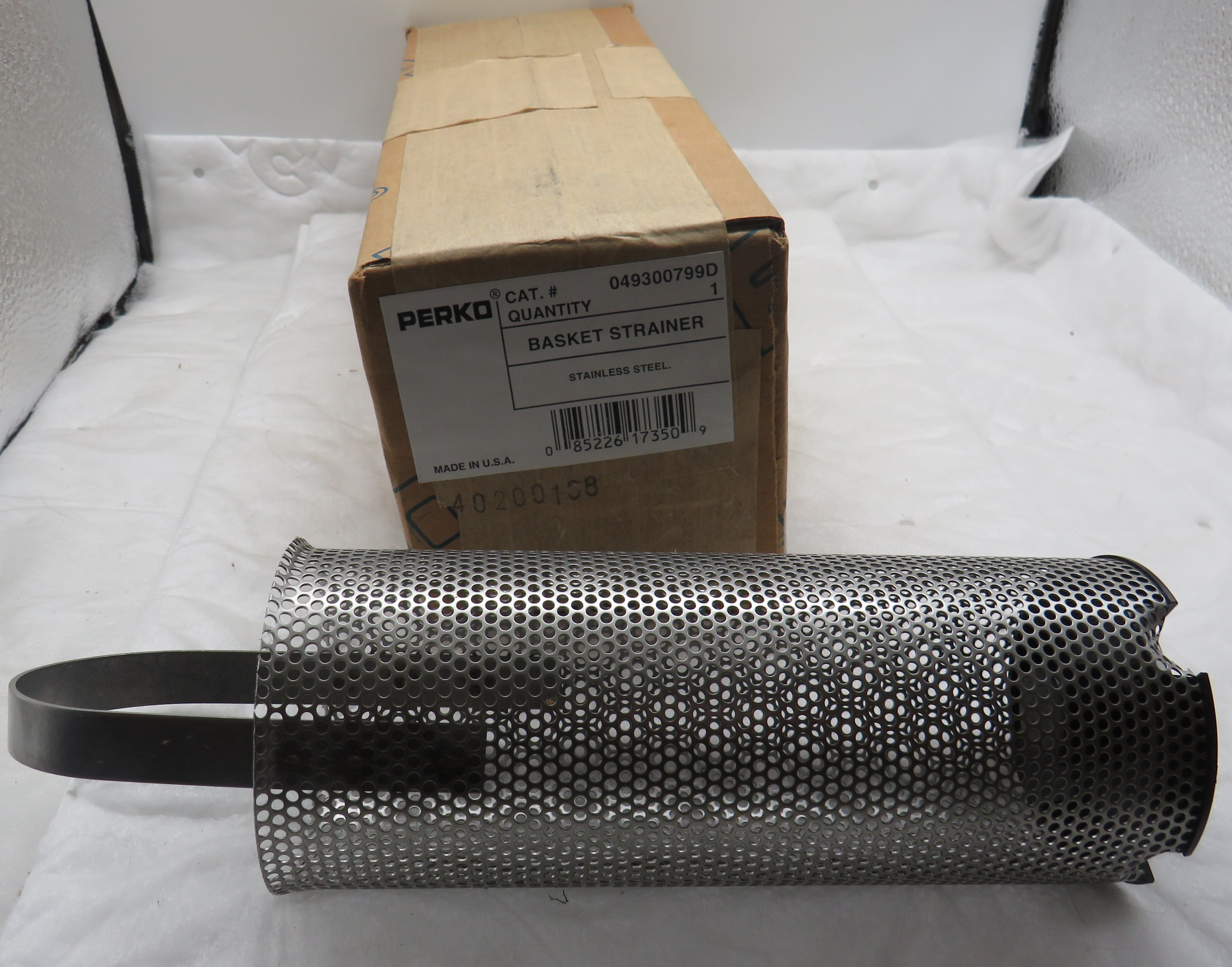 Perko 49300799D 7-99D 2-5/8x6-1/4 Filter Basket Perforated Strainer