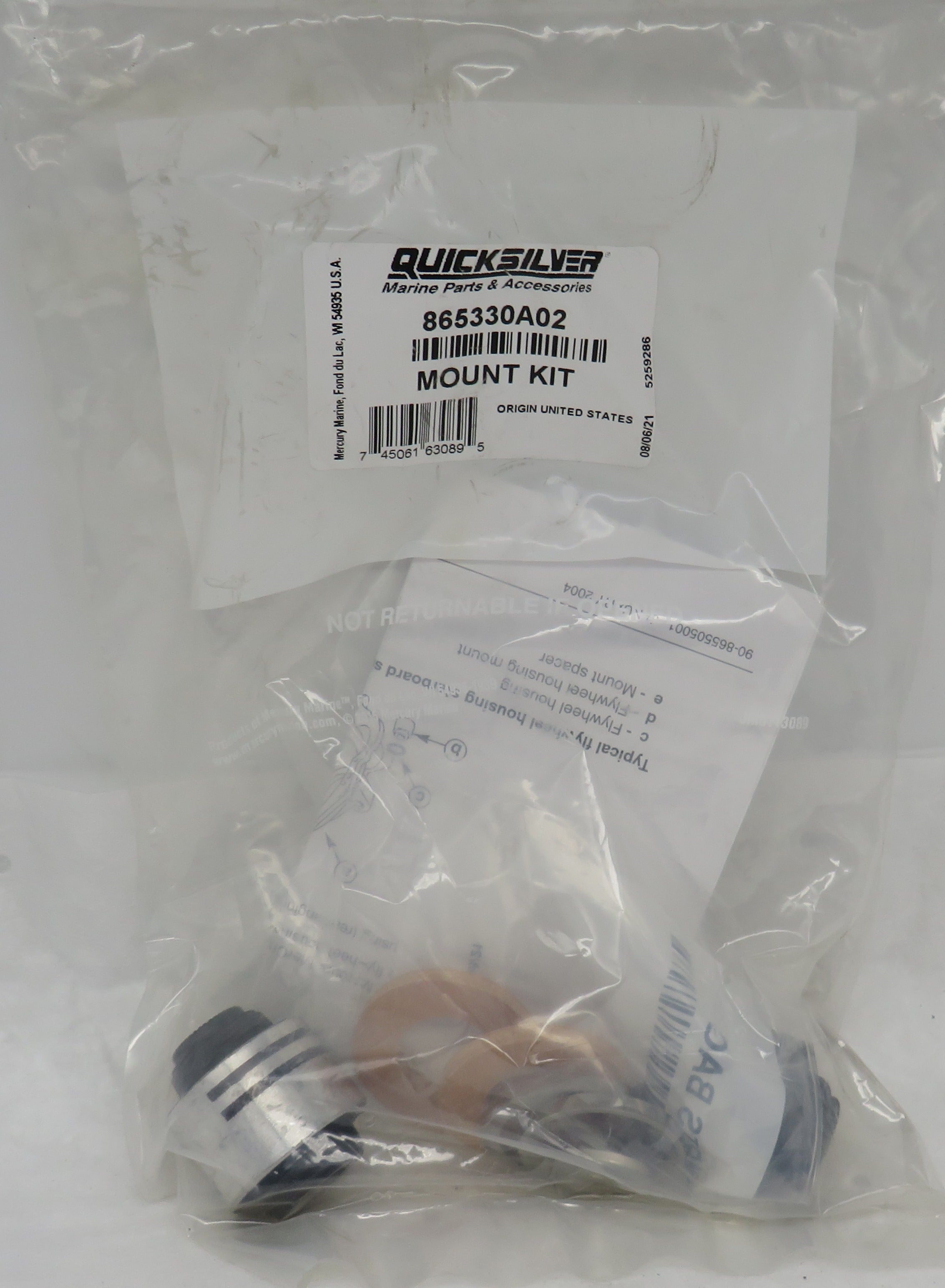 QuickSilver 865330A02 Rear Motor Mount Kit Bravo