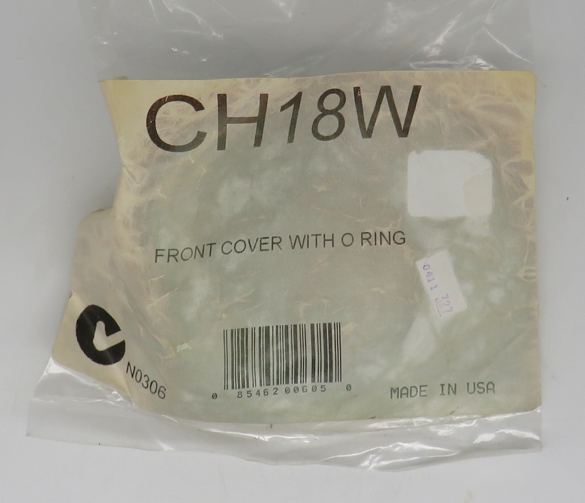 CH18W Raritan Front Cover Plate & O-Ring