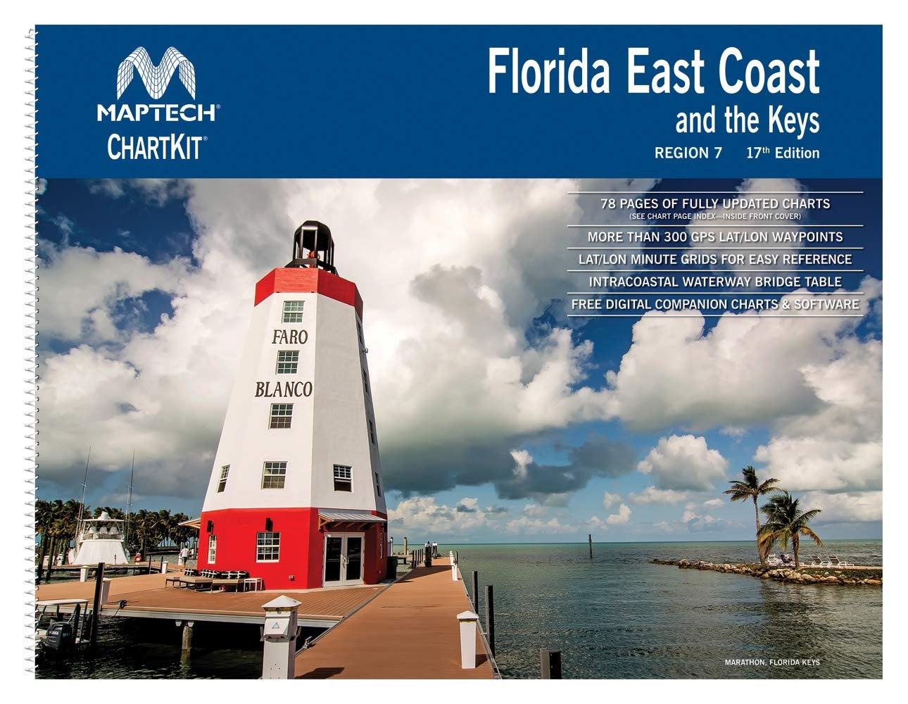 Florida East Coast and the Keys Region 7 17th Edition Richardson's Maptech Chartkit
